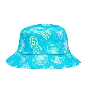 NEW DSG Boys' Summer Bucket Sun Hat Neon Tropics Blue Abyss OSFA